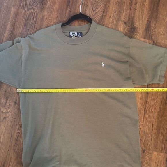 Polo Ralph Lauren Men's Classic Fit Crewneck T-Shirt Olive Green M - Picture 6 of 6